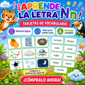 Tarjetas de vocabulario letra N