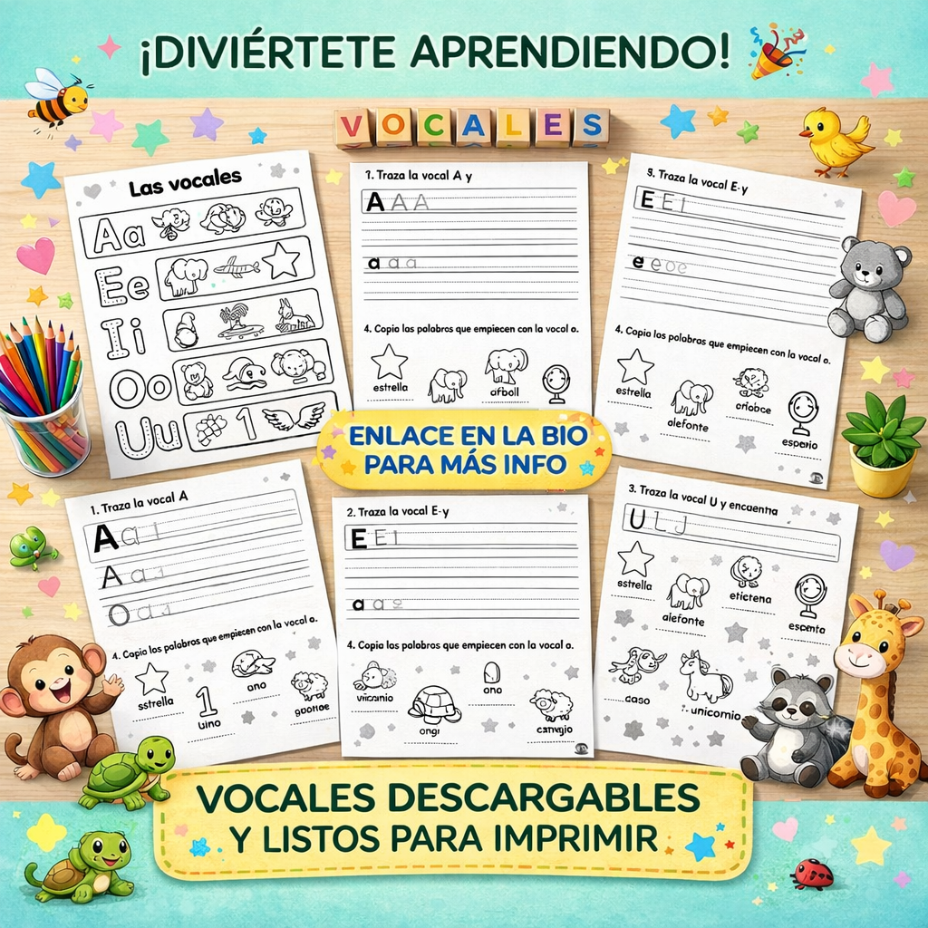 Cuadernillo vocales aeiou