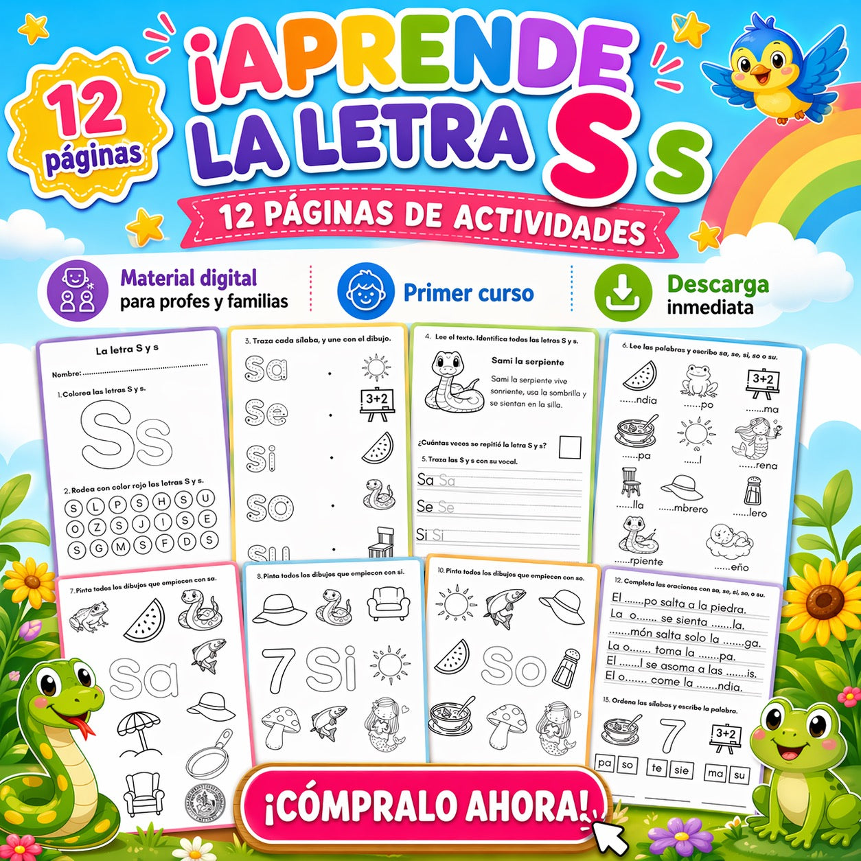 Cuadernillo de la letra S